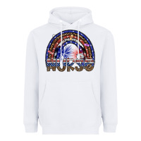 White american nurse Heavyweight Hoodie - SublimationCraftShop