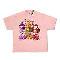 Salmon Happy Hallothanksmas wine glass and coffee Urban Heavy Tee - NancyCooperArtShop