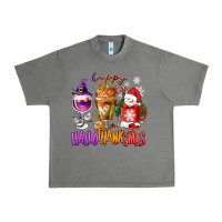 Tornado Happy Hallothanksmas wine glass and coffee Urban Heavy Tee - NancyCooperArtShop