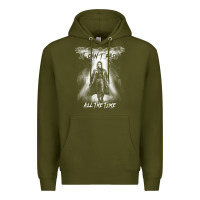 Army Green eric draven it can't rain all the time 1 Premium Hoodie - tuanDangUi