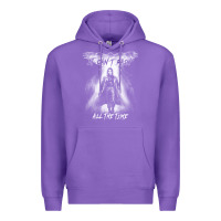 Purple eric draven it can't rain all the time 1 Premium Hoodie - tuanDangUi