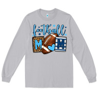 Moon Dust Football mom blue team color Long Sleeve Tee - HowdyJamesFarm