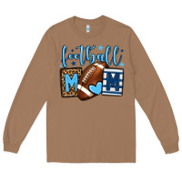Toasted Coconut Football mom blue team color Long Sleeve Tee - HowdyJamesFarm