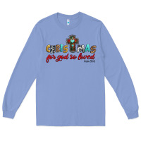 Colony Blue christmas for god so loved john 3 16 Long Sleeve Tee - Jasminsmagicworld