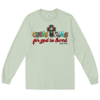 Matcha christmas for god so loved john 3 16 Long Sleeve Tee - Jasminsmagicworld