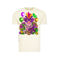 Vintage Arctic Mardi Gras pig Vintage Tee - NancyCooperArtShop
