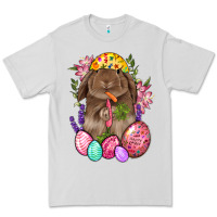 Dove Grey Rabbit And Carrot Easter Premium Tee - BundleAndBundleShop