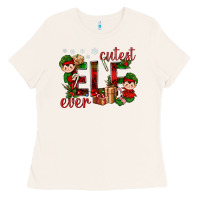 Bone Cutest Elf Ever Christmas Ladies Tee - BundleAndBundleShop