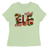 Matcha Cutest Elf Ever Christmas Ladies Tee - BundleAndBundleShop