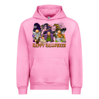 Fuchsia Pink happy halloween  gnomies Urban Hoodie - BarkalooDesign