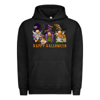 Pigment Black happy halloween  gnomies Urban Hoodie - BarkalooDesign