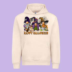 Happy Halloween  Gnomies Urban Hoodie Designed By Barkaloodesign