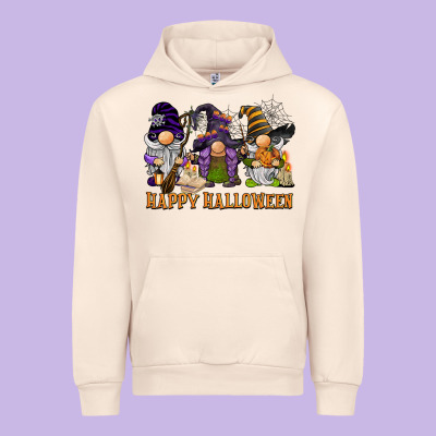 Happy Halloween  Gnomies Urban Hoodie Designed By Barkaloodesign