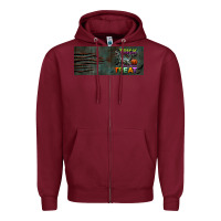 Burgundy trick rawr treat 15 oz mug Zipper Hoodie - BundleAndBundleShop
