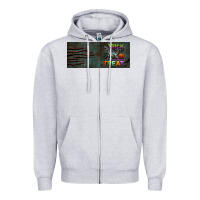 Heather Grey trick rawr treat 15 oz mug Zipper Hoodie - BundleAndBundleShop