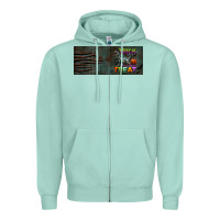 Seafoam trick rawr treat 15 oz mug Zipper Hoodie - BundleAndBundleShop