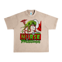 French Oak Christmas Character Nurse Urban Heavy Tee - NancyCooperArtShop