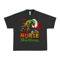 Pigment Black Christmas Character Nurse Urban Heavy Tee - NancyCooperArtShop