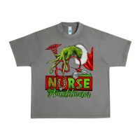 Tornado Christmas Character Nurse Urban Heavy Tee - NancyCooperArtShop