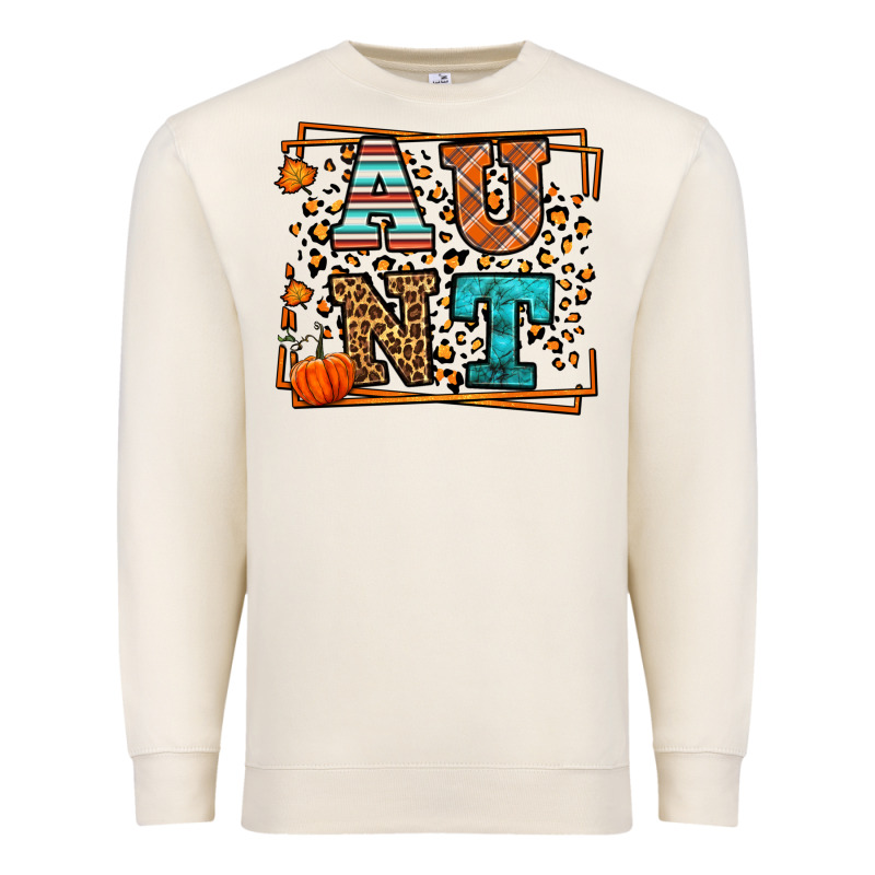 Autumn Leopard Aunt Premium Sweatshirt by LillyAllenDesigns | Teevron