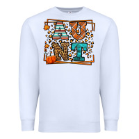 White Autumn Leopard Aunt Premium Sweatshirt - LillyAllenDesigns