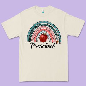 Preschool Rainbow Premium Tee Designed By Ranaportraitstore