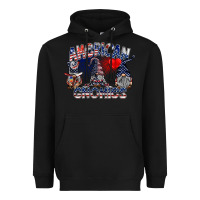 Black amerikan gnomies Heavyweight Hoodie - SublimationCraftShop