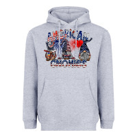 Heather Grey amerikan gnomies Heavyweight Hoodie - SublimationCraftShop