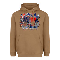 Toasted Coconut amerikan gnomies Heavyweight Hoodie - SublimationCraftShop