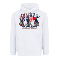 White amerikan gnomies Heavyweight Hoodie - SublimationCraftShop
