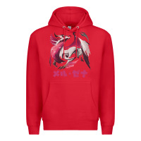 Red monster hunter rise sunbreak malzeno kanji Premium Hoodie - tuanDangUi