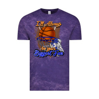 Cloud Purple I'll always be your biggest fan basketball Vintage Tee - NancyCooperArtShop