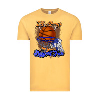 Vintage Mustard I'll always be your biggest fan basketball Vintage Tee - NancyCooperArtShop