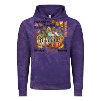 Cloud Purple Thankful Vintage Hoodie - texasbilliewilder