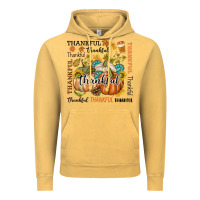 Vintage Mustard Thankful Vintage Hoodie - texasbilliewilder