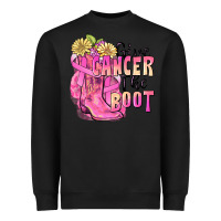 Black give cancer the boot Heavyweight Sweatshirt - FaDigitalArtStudio