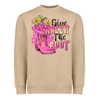 Mushroom give cancer the boot Heavyweight Sweatshirt - FaDigitalArtStudio