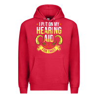 Cardinal hearing aid gift funny deaf awareness t shirt Premium Hoodie - tuanDangUi