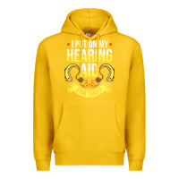 Lemon hearing aid gift funny deaf awareness t shirt Premium Hoodie - tuanDangUi