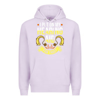 Lilac hearing aid gift funny deaf awareness t shirt Premium Hoodie - tuanDangUi