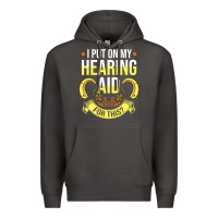 Smoke hearing aid gift funny deaf awareness t shirt Premium Hoodie - tuanDangUi
