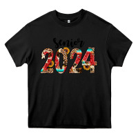 Black senior 2024 western Heavy Core Tee - JahusDesignShop