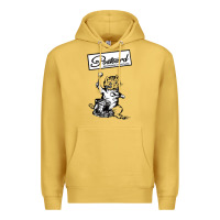 Antique Gold retro man postcard records Premium Hoodie - tuanDangUi