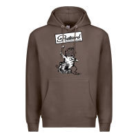Coffee retro man postcard records Premium Hoodie - tuanDangUi