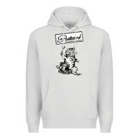 Dove Grey retro man postcard records Premium Hoodie - tuanDangUi