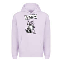 Lilac retro man postcard records Premium Hoodie - tuanDangUi