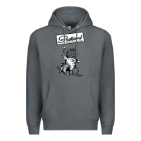 Rock retro man postcard records Premium Hoodie - tuanDangUi