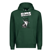 Sports Green retro man postcard records Premium Hoodie - tuanDangUi
