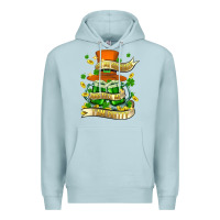 Blue Mist buy me green beer and tell me ı am pretty Premium Hoodie - FaDigitalArtStudio