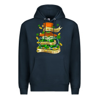 Navy buy me green beer and tell me ı am pretty Premium Hoodie - FaDigitalArtStudio